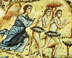 Image of Mankind fell through eating, and so we must fast. We give up the satisfaction of our appetites in order to prepare ourselves to reenter paradise and partake of the fruit of the Tree of Life.