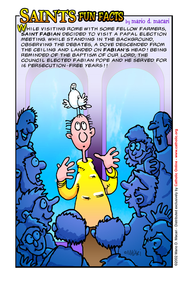 Saints Fun Facts for St. Fabian