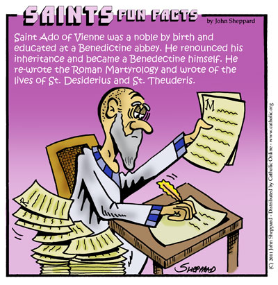 Saints Fun Facts for St. Ado of Vienne