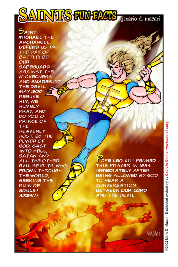 St. Michael the Archangel Saints Fun Facts for St. Michael the Archangel