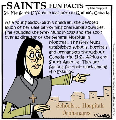 Saints Fun Facts for St. Marguerite d'Youville