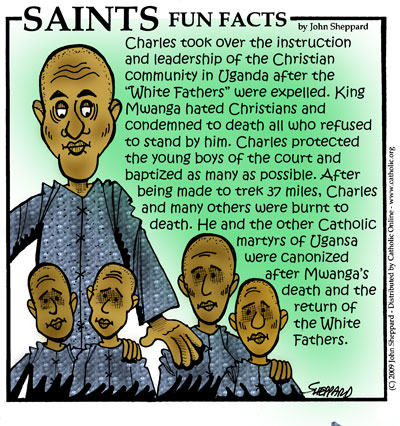 Saints Fun Facts for St. Charles Lwanga and Companions