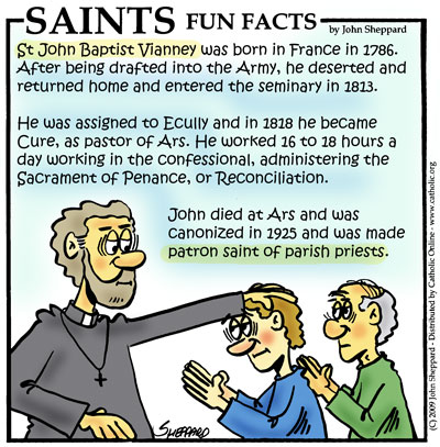 Saints Fun Facts for St. John Vianney